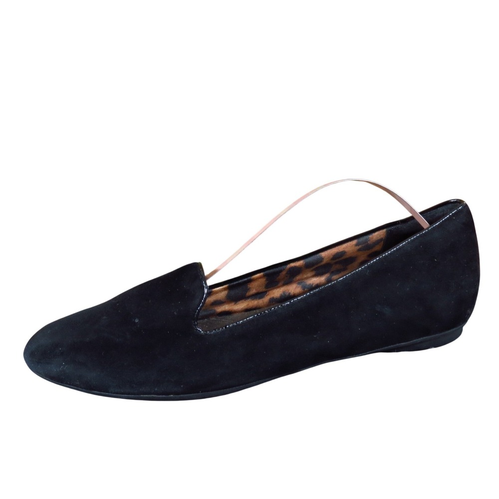 Clarks Poem‎ Gloss Women Shoes Flat Size 8.5 Casual Comfort Black Suede